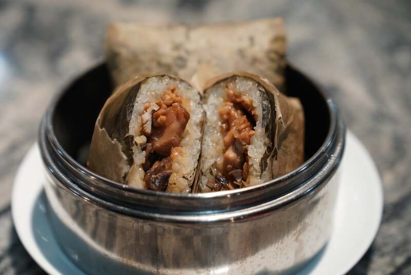 Steamed Sticky Rice with Lotus Leaf